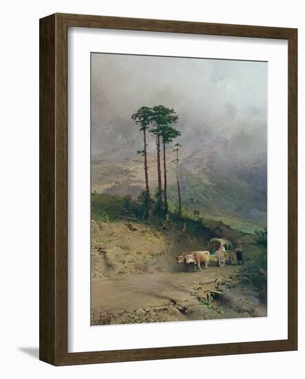 In the Crimean Mountains, 1873-Fedor Aleksandrovich Vasiliev-Framed Giclee Print