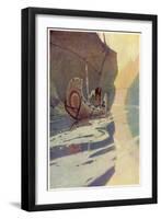 In the Crystal Depths-null-Framed Art Print