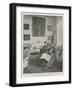 In the Czar's Study, Fredensborg, the Princess of Wales with the Emperor and Empress of Russia-null-Framed Giclee Print