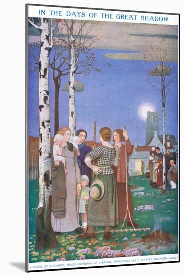 In the Days of the Great Shadow-Frederick Cayley Robinson-Mounted Giclee Print