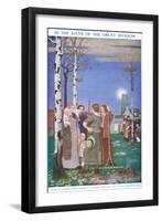 In the Days of the Great Shadow-Frederick Cayley Robinson-Framed Premium Giclee Print