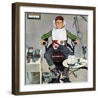 "In the Dentist's Chair", October 19, 1957-Kurt Ard-Framed Giclee Print