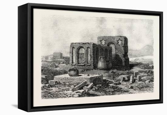 In the Desert Between Assoitan and Philae, Egypt, 1879-null-Framed Stretched Canvas