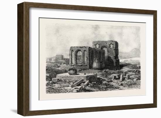 In the Desert Between Assoitan and Philae, Egypt, 1879-null-Framed Giclee Print