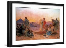 In the Desert-Otto Pilny-Framed Giclee Print