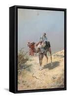 In the Desert-Nikolai Nikolayevich Karasin-Framed Stretched Canvas