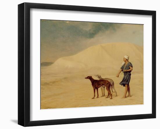 In the Desert-Jean Leon Gerome-Framed Giclee Print