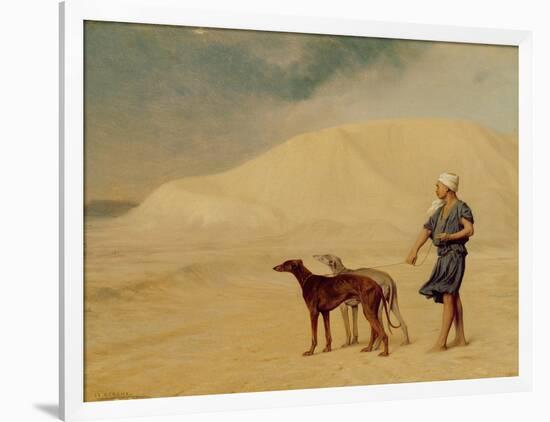 In the Desert-Jean Leon Gerome-Framed Giclee Print