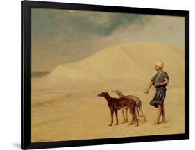 In the Desert-Jean Leon Gerome-Framed Giclee Print