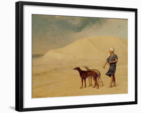 In the Desert-Jean Leon Gerome-Framed Giclee Print