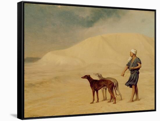 In the Desert-Jean Leon Gerome-Framed Stretched Canvas