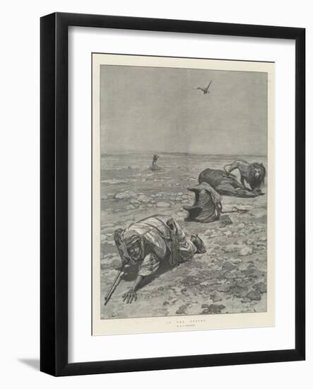 In the Desert-Richard Caton Woodville II-Framed Giclee Print