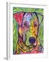 In the Details, Dogs, Pets, Animals, Regal, Paying attention, Pop Art, Stencils-Russo Dean-Framed Giclee Print