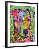 In the Details, Dogs, Pets, Animals, Regal, Paying attention, Pop Art, Stencils-Russo Dean-Framed Giclee Print