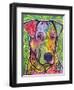 In the Details, Dogs, Pets, Animals, Regal, Paying attention, Pop Art, Stencils-Russo Dean-Framed Giclee Print