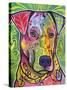 In the Details, Dogs, Pets, Animals, Regal, Paying attention, Pop Art, Stencils-Russo Dean-Stretched Canvas