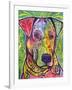 In the Details, Dogs, Pets, Animals, Regal, Paying attention, Pop Art, Stencils-Russo Dean-Framed Giclee Print