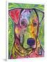 In the Details, Dogs, Pets, Animals, Regal, Paying attention, Pop Art, Stencils-Russo Dean-Framed Premium Giclee Print