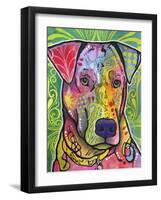 In the Details, Dogs, Pets, Animals, Regal, Paying attention, Pop Art, Stencils-Russo Dean-Framed Giclee Print