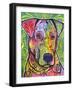 In the Details, Dogs, Pets, Animals, Regal, Paying attention, Pop Art, Stencils-Russo Dean-Framed Giclee Print