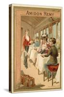 In the Dining Car-null-Stretched Canvas