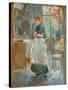 In the Dining Room, 1886 (Oil on Canvas)-Berthe Morisot-Stretched Canvas