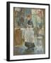 In the Dining Room, 1886-Berthe Morisot-Framed Art Print