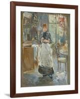 In the Dining Room, 1886-Berthe Morisot-Framed Art Print