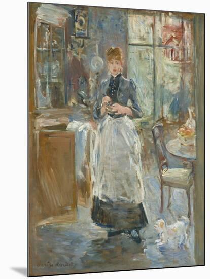 In the Dining Room, 1886-Berthe Morisot-Mounted Art Print