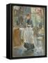 In the Dining Room, 1886-Berthe Morisot-Framed Stretched Canvas