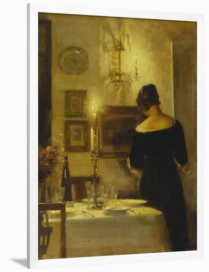 In the Dining Room-Carl Holsoe-Framed Giclee Print