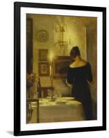 In the Dining Room-Carl Holsoe-Framed Giclee Print