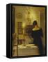 In the Dining Room-Carl Holsoe-Framed Stretched Canvas