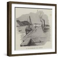 In the Dockyard, Port Arthur-Henry Charles Seppings Wright-Framed Giclee Print