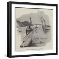 In the Dockyard, Port Arthur-Henry Charles Seppings Wright-Framed Giclee Print
