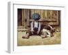 In the Dog House-Jim Daly-Framed Art Print