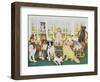 In the Dog House-Pat Scott-Framed Giclee Print