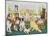 In the Dog House-Pat Scott-Mounted Giclee Print