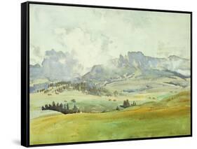 In the Dolomites, 1914-John Singer Sargent-Framed Stretched Canvas