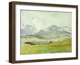 In the Dolomites, 1914-John Singer Sargent-Framed Premium Giclee Print