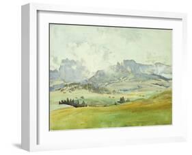 In the Dolomites, 1914-John Singer Sargent-Framed Premium Giclee Print