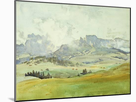 In the Dolomites, 1914-John Singer Sargent-Mounted Giclee Print