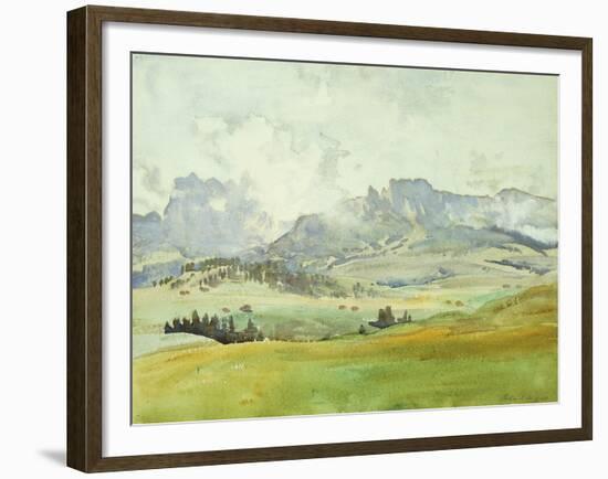 In the Dolomites, 1914-John Singer Sargent-Framed Giclee Print