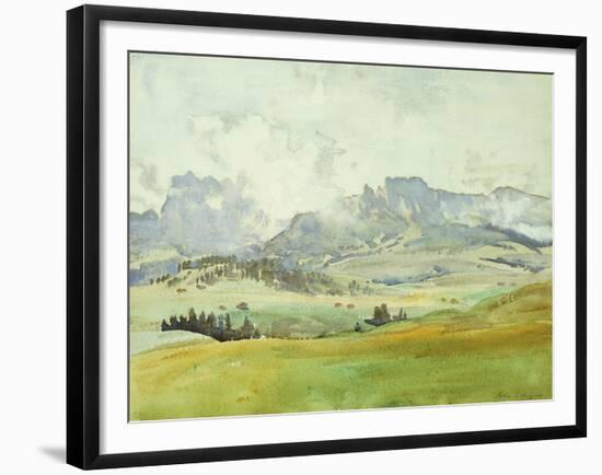 In the Dolomites, 1914-John Singer Sargent-Framed Giclee Print