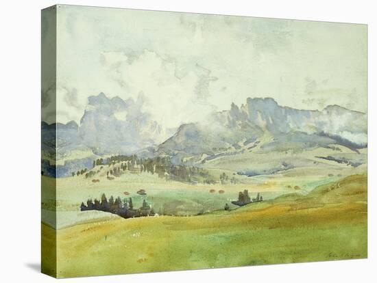 In the Dolomites-John Singer Sargent-Stretched Canvas