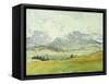 In the Dolomites-John Singer Sargent-Framed Stretched Canvas