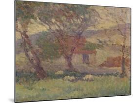 In the Downs Near Lewes, 1906-Robert Polhill Bevan-Mounted Giclee Print