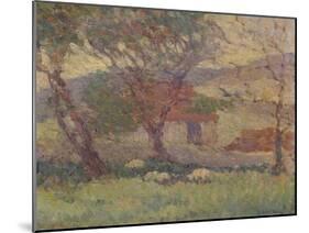 In the Downs Near Lewes, 1906-Robert Polhill Bevan-Mounted Giclee Print