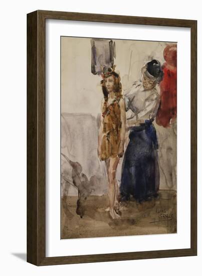 In the Dressing Room-Isaac Israels-Framed Giclee Print
