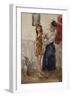 In the Dressing Room-Isaac Israels-Framed Giclee Print